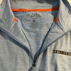 Salt Life Light Blue Quarter-Zip